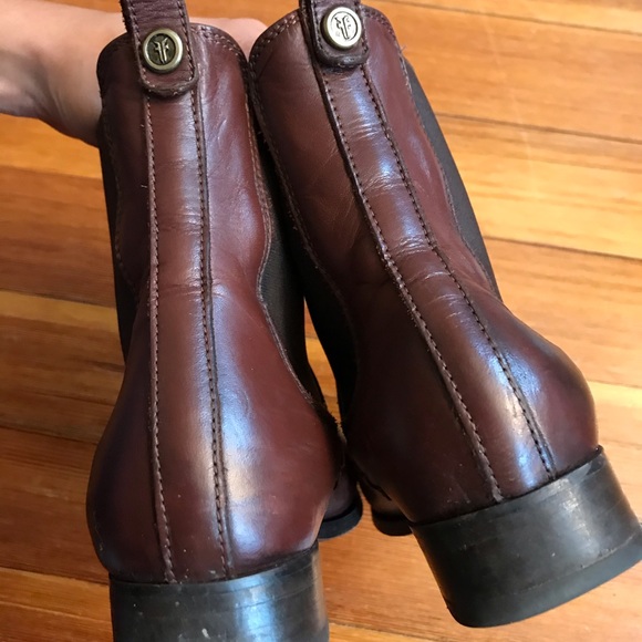 SOLD - Frye Melissa Leather Chelsea Boots, Sz 8 - Picture 10 of 10